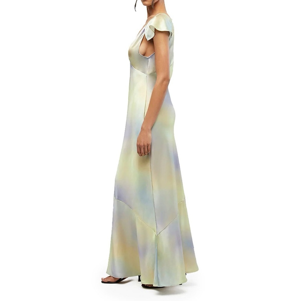 WeWoreWhat Lace Midi Slip Dress in Color Watercolor Size 4 - Picture 4 of 9